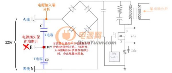 Y電容分壓電路