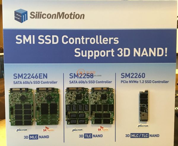 慧荣科技SSD控制器解决方案支持3D NAND