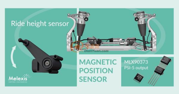 Melexis 为面向汽车应用的第三代 Triaxis® 霍尔位置传感器增添 PSI5 输出选项 