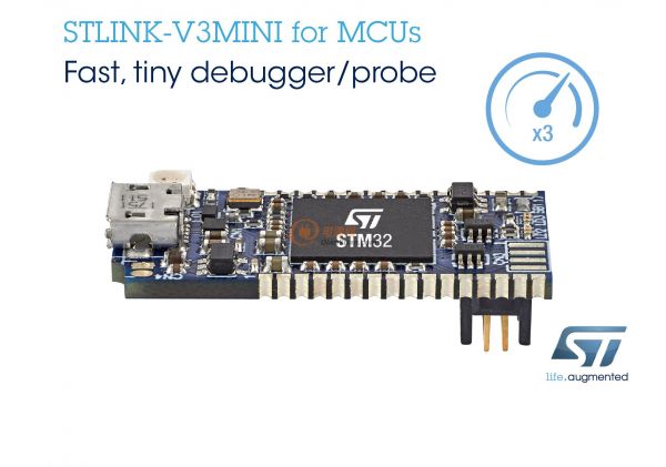 意法半導體推出袖珍、方便的STLINK-V3MINI調試探頭