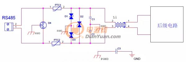 485接口EMC电路设计方案（内附原理图、PCB设计）