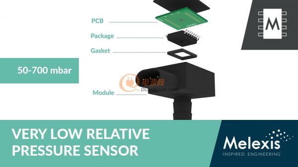 Melexis推出适用于ICE和混合动力汽车EVAP系统的独有相对压力传感器IC