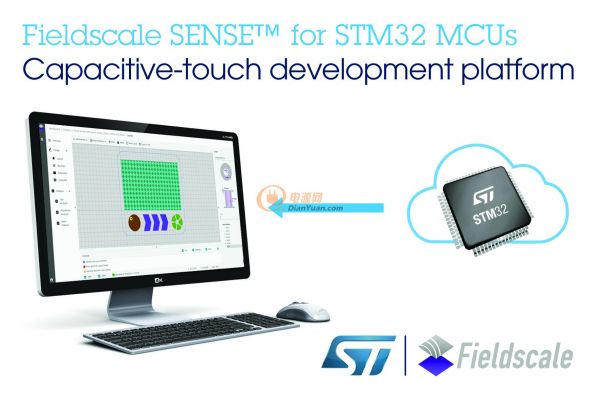 意法半导体和Fieldscale为基于STM32的智能设备带来简单直观的触控体验