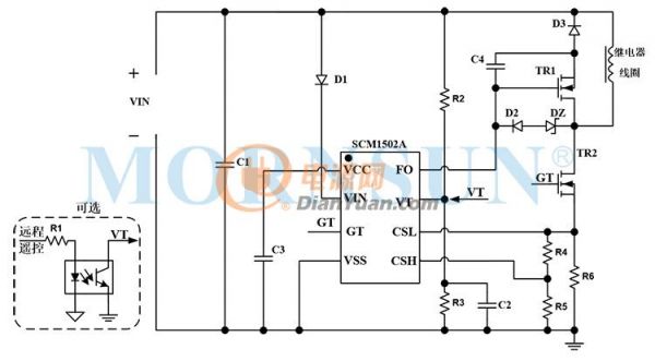 7~40V输入继电器节电控制芯片-SCM1502A