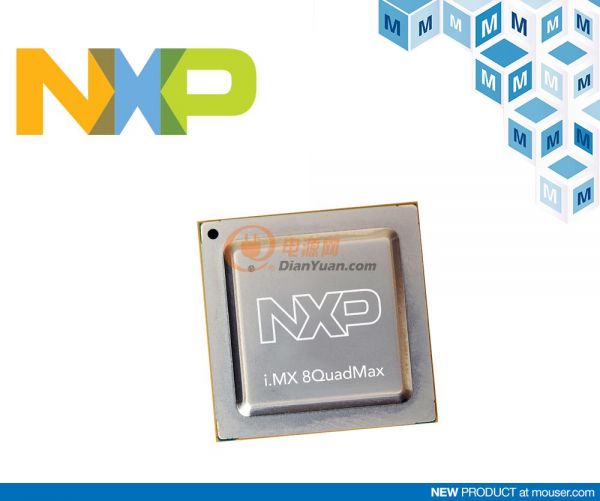  贸泽开售面向先进多平台汽车信息娱乐应用的 NXP i.MX 8QuadMax和8QuadPlus处理器