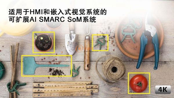 适用于HMI和嵌入式视觉系统的可扩展AI SMARC SoM系统
