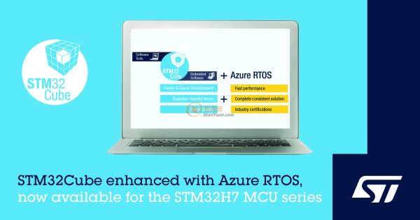 ST新闻稿2021年3月11日——意法半导体发布新软件包，支持在STM32 MCU上开发Microsoft® Azure RTOS项目，加快智能产品研发周期