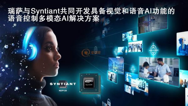 瑞萨与Syntiant共同开发具备视觉和语音AI功能的语音控制多模态AI解决方案