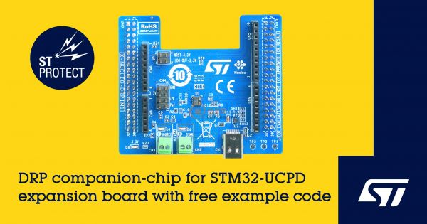 ST新闻稿2021年11月16日——意法半导体端口保护 IC为STM32 USB-C双角色输电量身定制