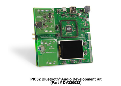 DV320032 PIC32 Bluetooth Audio Development Kit_Angle_7 X 5_副本