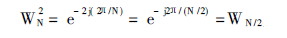 y（n）分解成两个N/2序列后的公式变形
