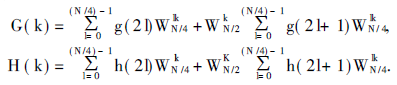 再分解成两个n/4序列的计算