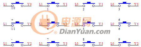 按键电路图