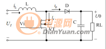 非隔离型升压式DC-DC变换器主电路结构