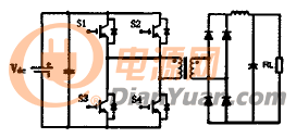 电压型全桥DC-DC变换器电路结构