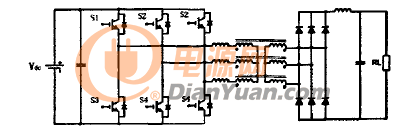 三相全桥DC-DC变换器电路结构