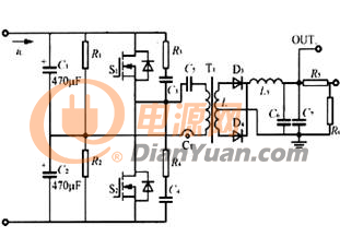 600W开关稳压电源主电路图