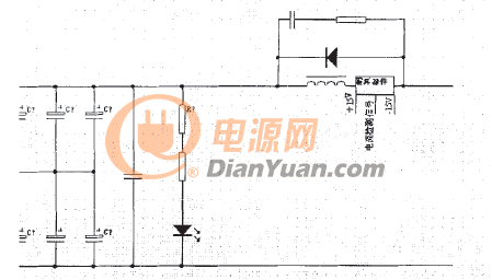 电路中限流电感及其相关器件的电路