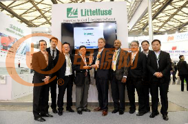 TTI亚洲团队祝贺Littelfuse赢得“白金优秀供应商”奖
