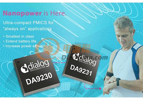 Dialog纳安级电源为持续运行的连网设备延长电池续航时间