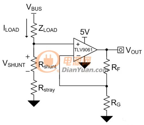 图2：与分流电阻(Rshunt)串联的寄生电阻