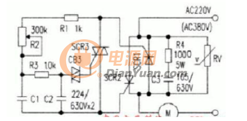 八款可控硅调压器电路图