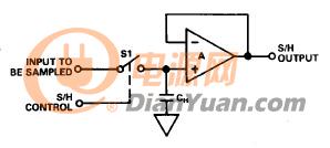 图1a - 使用IC采样保持放大器