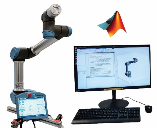 机器人工程师将 MATLAB 用于专门或复杂的协作机器人应用。这些应用很难使用 UR 示教器或基于图形的编程工具进行编程.jpg