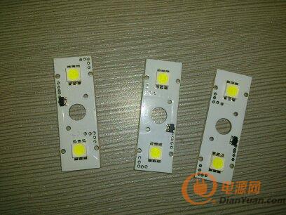 NU501方案直接貼在鋁基板上