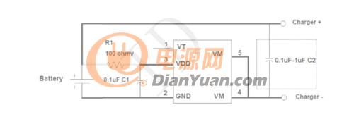 單節鋰電保護P6455