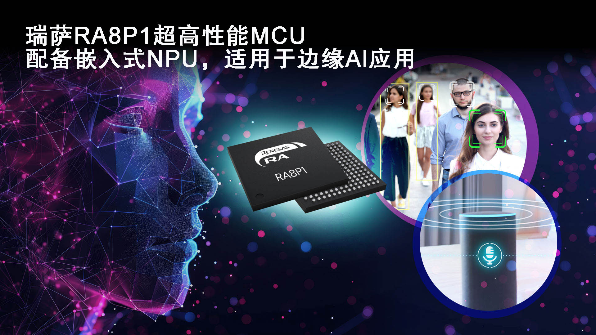 瑞薩電子推出搭載AI加速功能的1GHz微控制器， 樹立MCU性能新標桿
