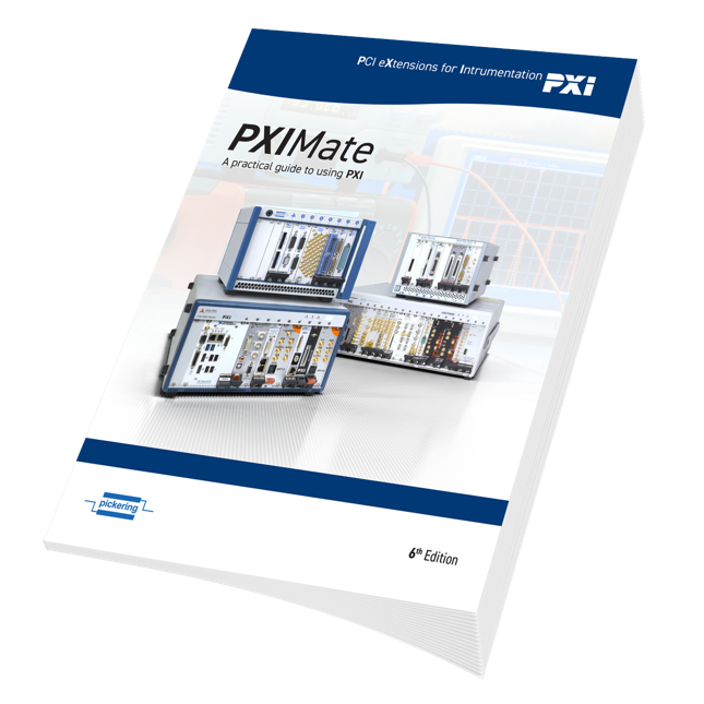 Pickering Interfaces 發(fā)布最新版《PXIMate》PXI 實(shí)用指南