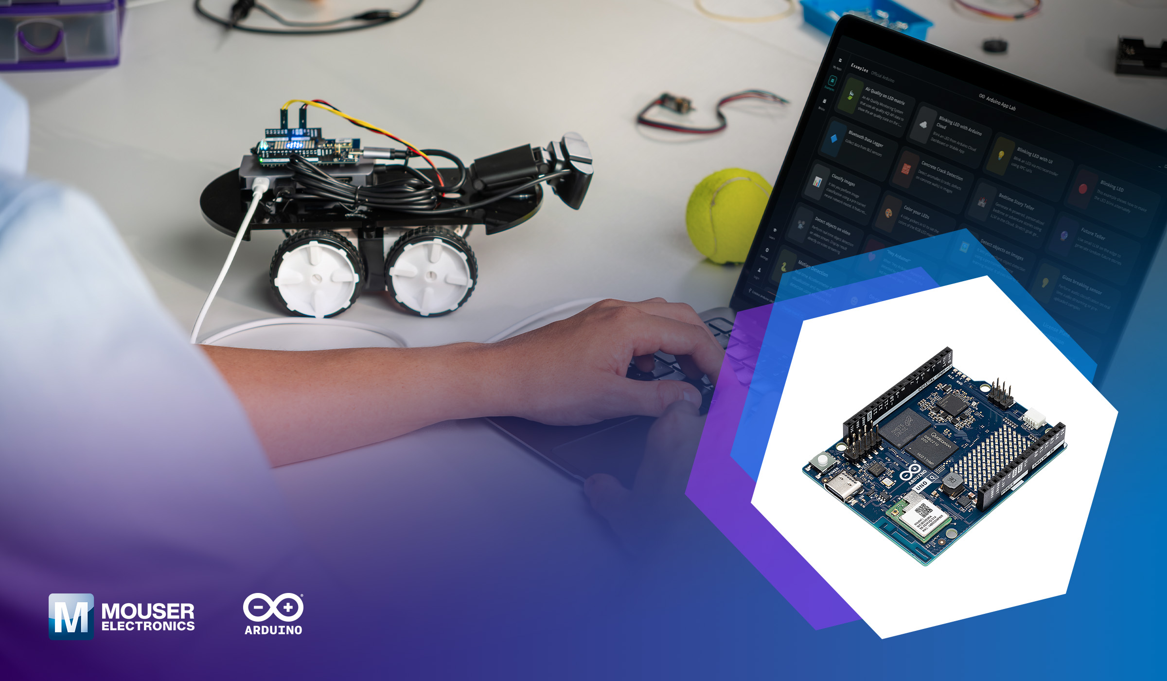 貿(mào)澤電子開售Arduino UNO Q 為實(shí)時(shí)響應(yīng)的AI驅(qū)動(dòng)機(jī)器視覺與聲音解決方案提供支持