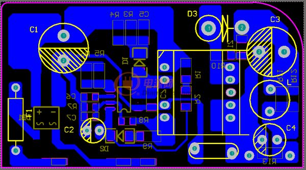 12V1A PCB