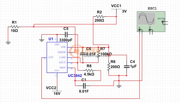 UC3842工作状态调节