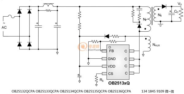 OB25133QCPA OB25136QCPA应用