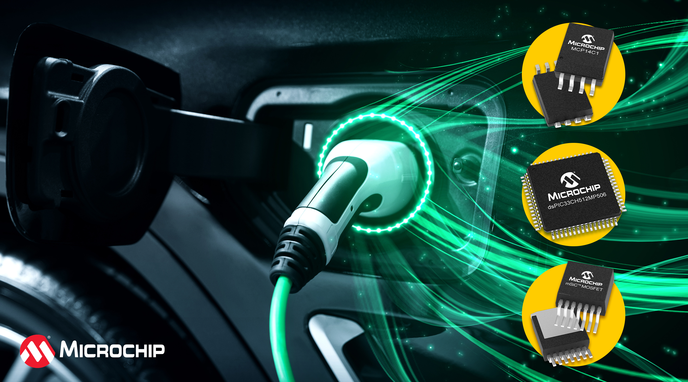 Microchip 推出全新解决方案让电动汽车充电器设计更简单