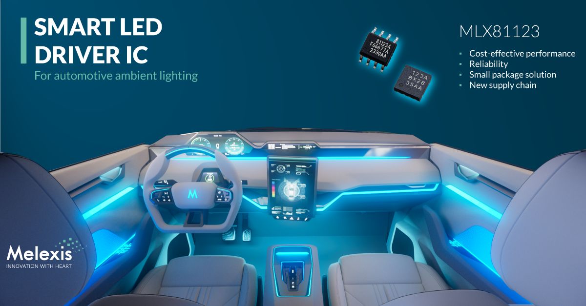 Melexis推动行业变革：汽车照明LED驱动芯片实现超小型化