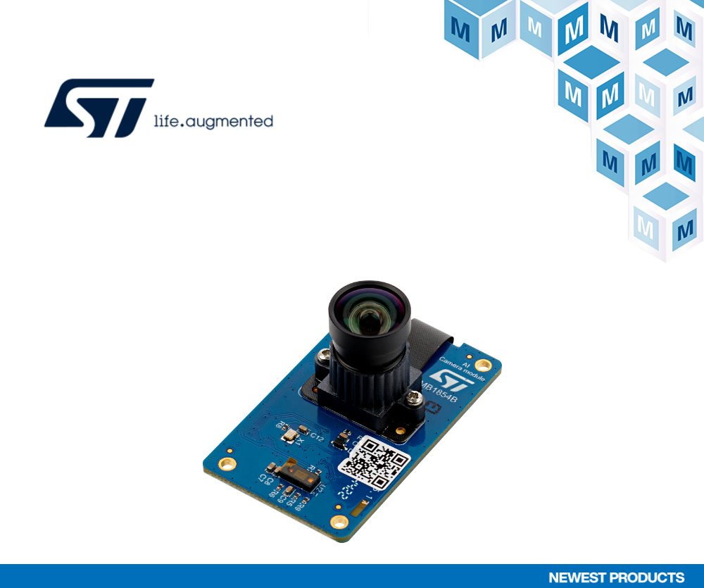 贸泽开售用于机器人和机器视觉的 STMicroelectronics B-CAMS-IMX模块